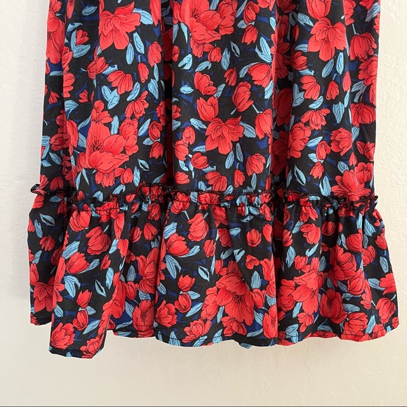 Preloved tie back floral dress - Picture 4 of 9